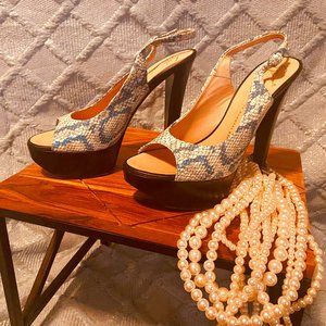 Giuseppe Zanotti Snakeskin Pumps